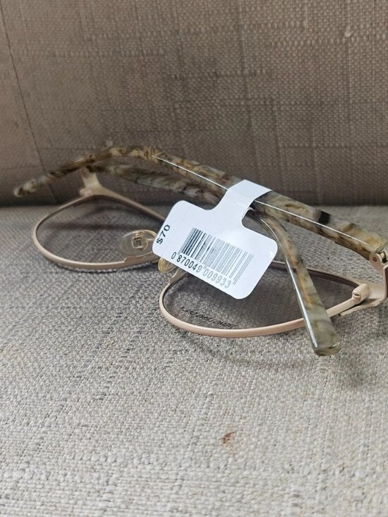 Women Eyeglasses Frame XREH41S Beige Brown Eyewear Glasses Frame NWT $70 main image 10